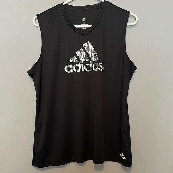 Black Adidas Workout Top L